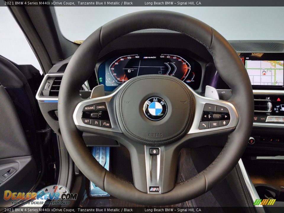 2021 BMW 4 Series M440i xDrive Coupe Steering Wheel Photo #8