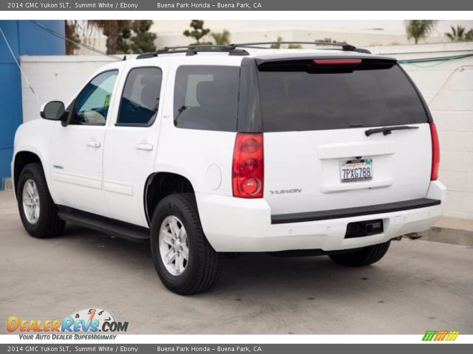 2014 GMC Yukon SLT Summit White / Ebony Photo #2