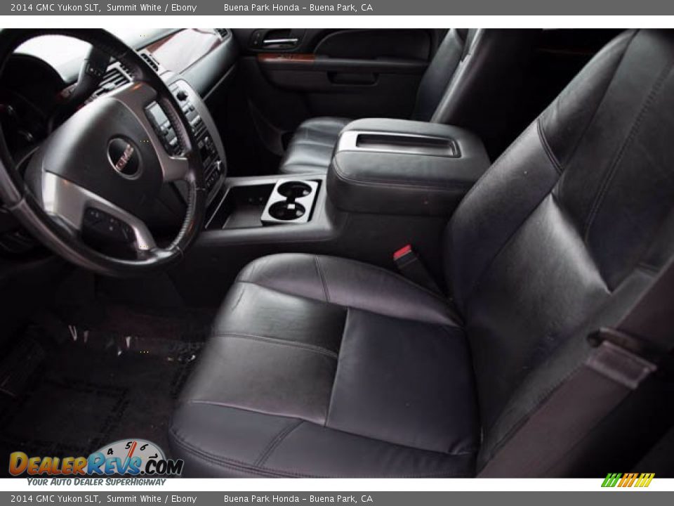 2014 GMC Yukon SLT Summit White / Ebony Photo #3