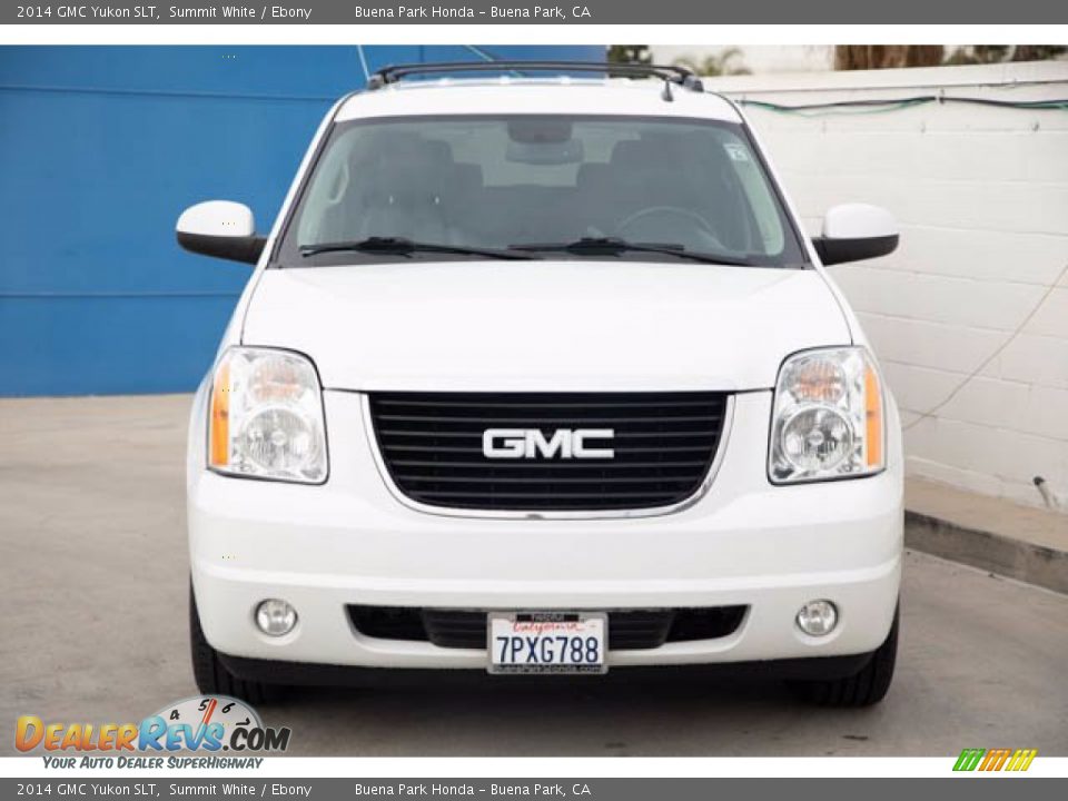 2014 GMC Yukon SLT Summit White / Ebony Photo #7