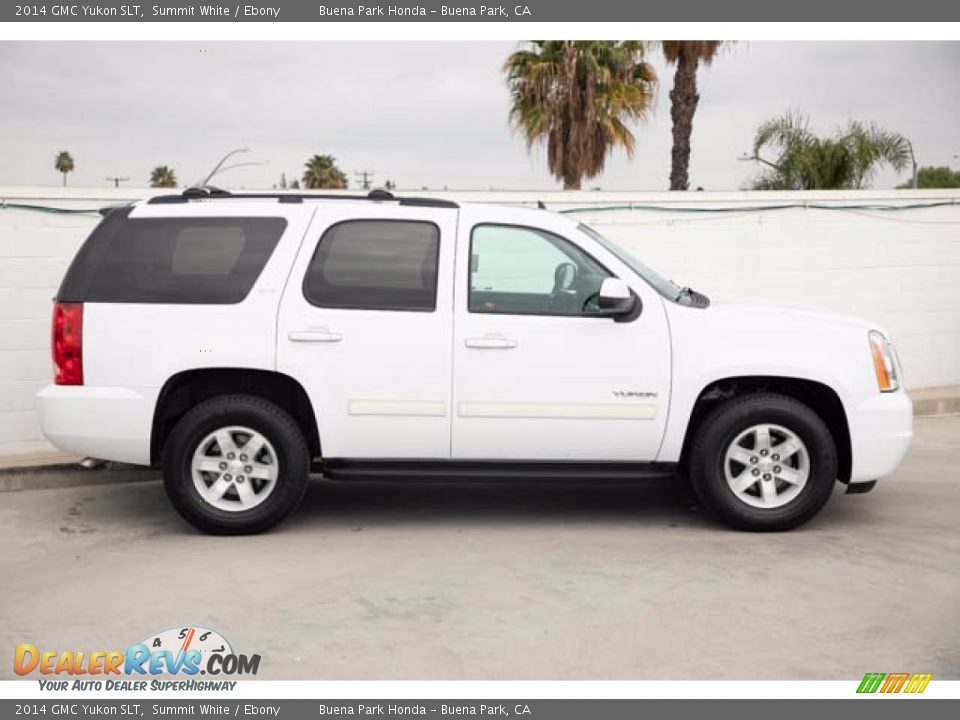 2014 GMC Yukon SLT Summit White / Ebony Photo #13