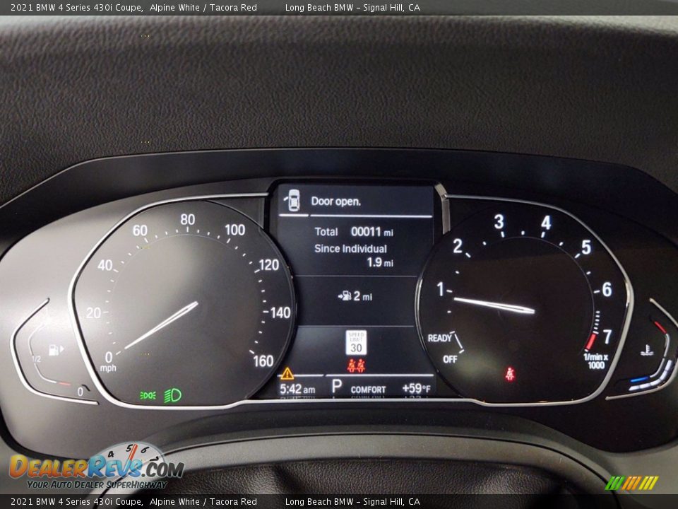 2021 BMW 4 Series 430i Coupe Gauges Photo #11