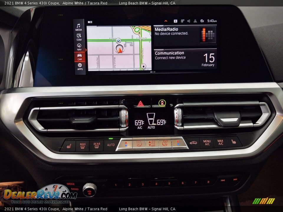 Controls of 2021 BMW 4 Series 430i Coupe Photo #12