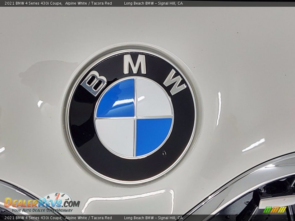2021 BMW 4 Series 430i Coupe Alpine White / Tacora Red Photo #21