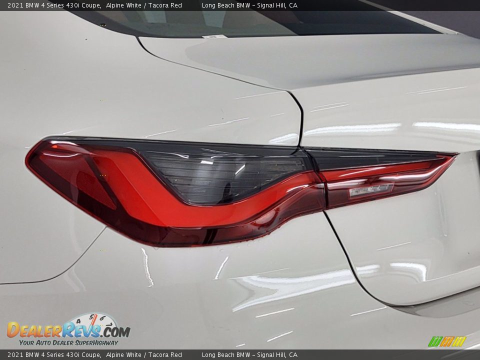 2021 BMW 4 Series 430i Coupe Alpine White / Tacora Red Photo #22