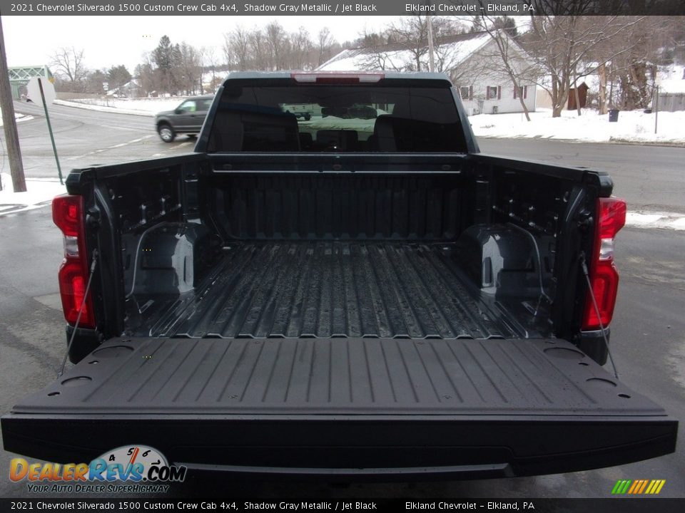 2021 Chevrolet Silverado 1500 Custom Crew Cab 4x4 Shadow Gray Metallic / Jet Black Photo #8