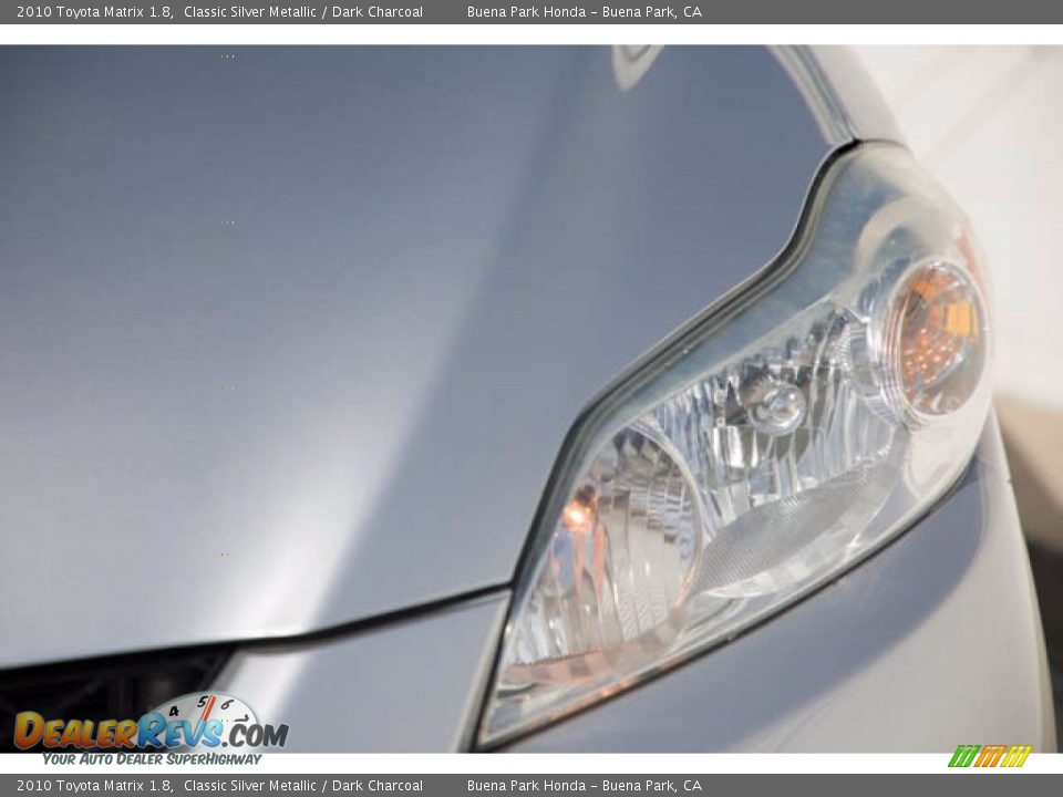 2010 Toyota Matrix 1.8 Classic Silver Metallic / Dark Charcoal Photo #9