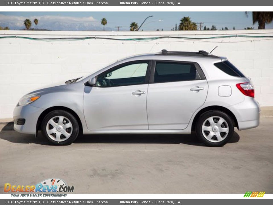 2010 Toyota Matrix 1.8 Classic Silver Metallic / Dark Charcoal Photo #10