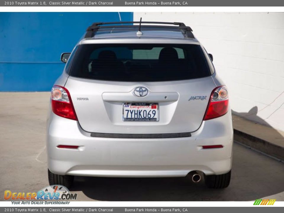 2010 Toyota Matrix 1.8 Classic Silver Metallic / Dark Charcoal Photo #11