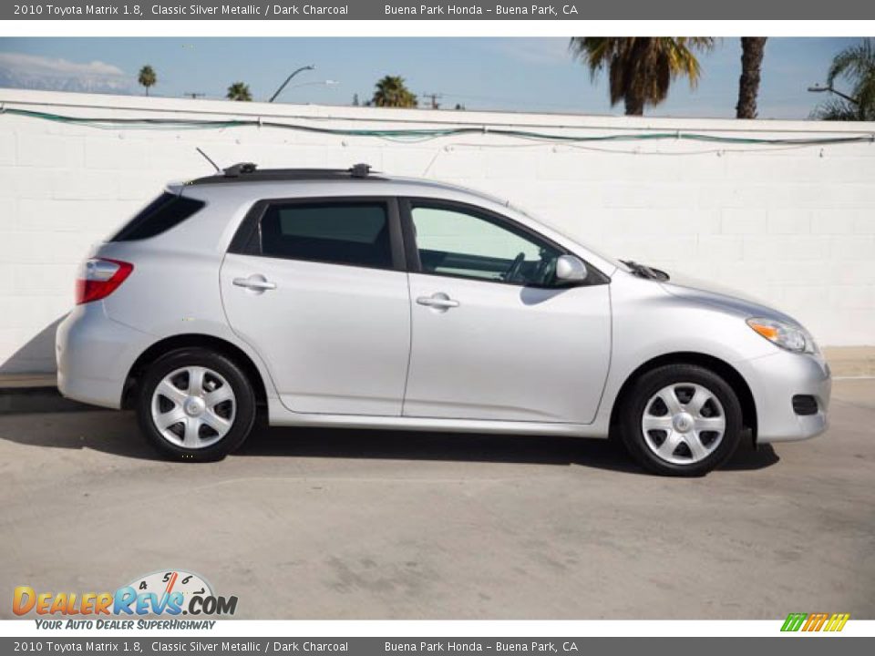 2010 Toyota Matrix 1.8 Classic Silver Metallic / Dark Charcoal Photo #14