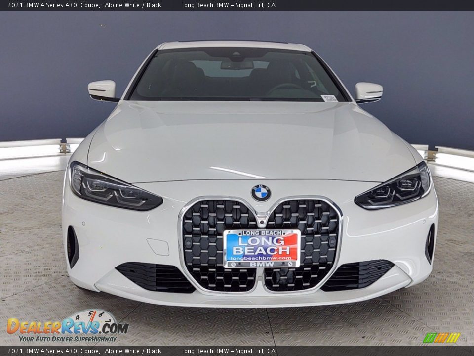 2021 BMW 4 Series 430i Coupe Alpine White / Black Photo #2
