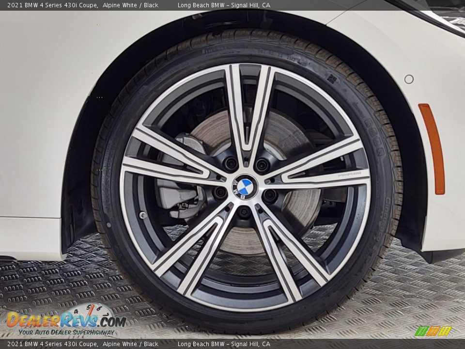 2021 BMW 4 Series 430i Coupe Alpine White / Black Photo #3