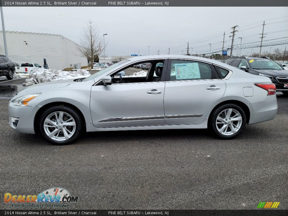 2014 Nissan Altima 2.5 SL Brilliant Silver / Charcoal Photo #16