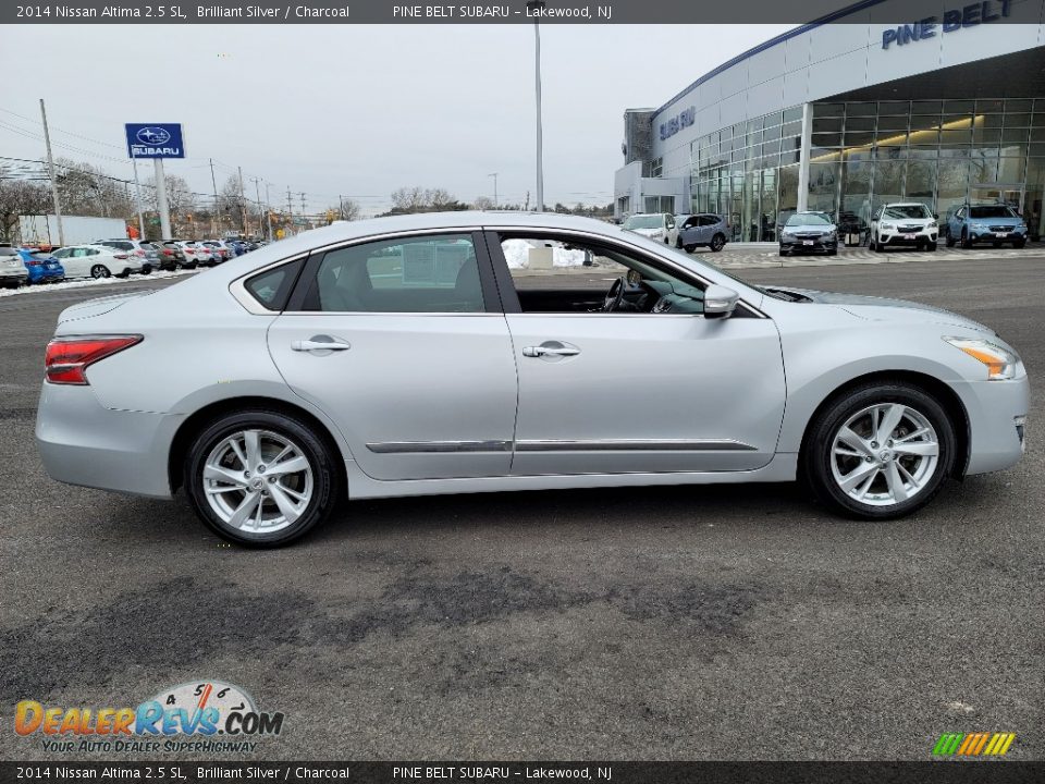 2014 Nissan Altima 2.5 SL Brilliant Silver / Charcoal Photo #20