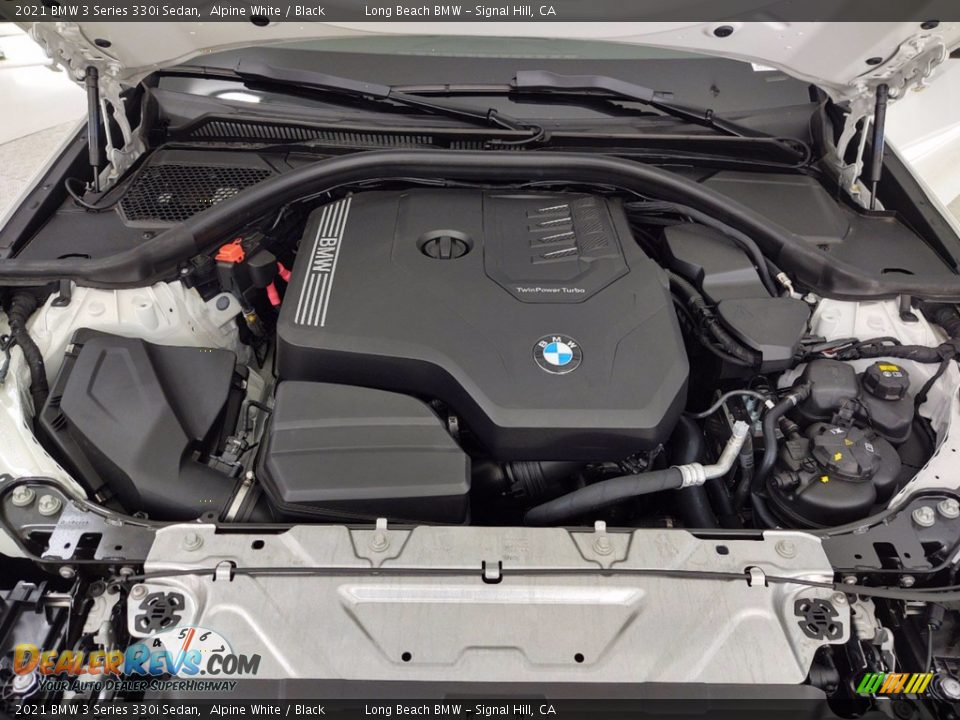 2021 BMW 3 Series 330i Sedan Alpine White / Black Photo #25