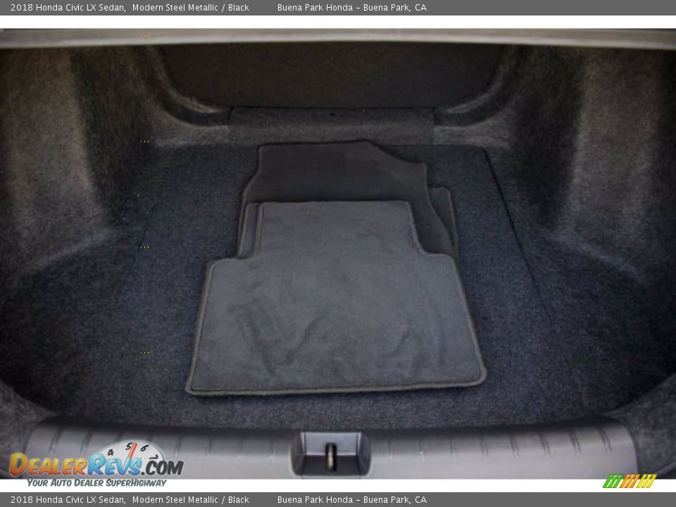 2018 Honda Civic LX Sedan Modern Steel Metallic / Black Photo #21