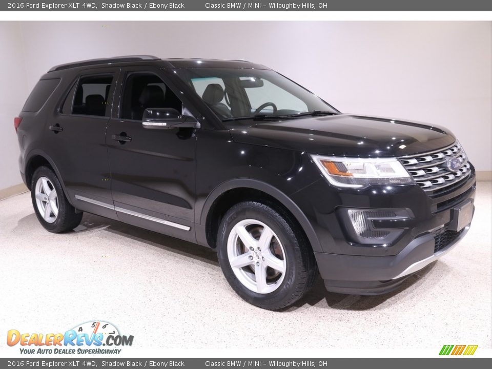 2016 Ford Explorer XLT 4WD Shadow Black / Ebony Black Photo #1