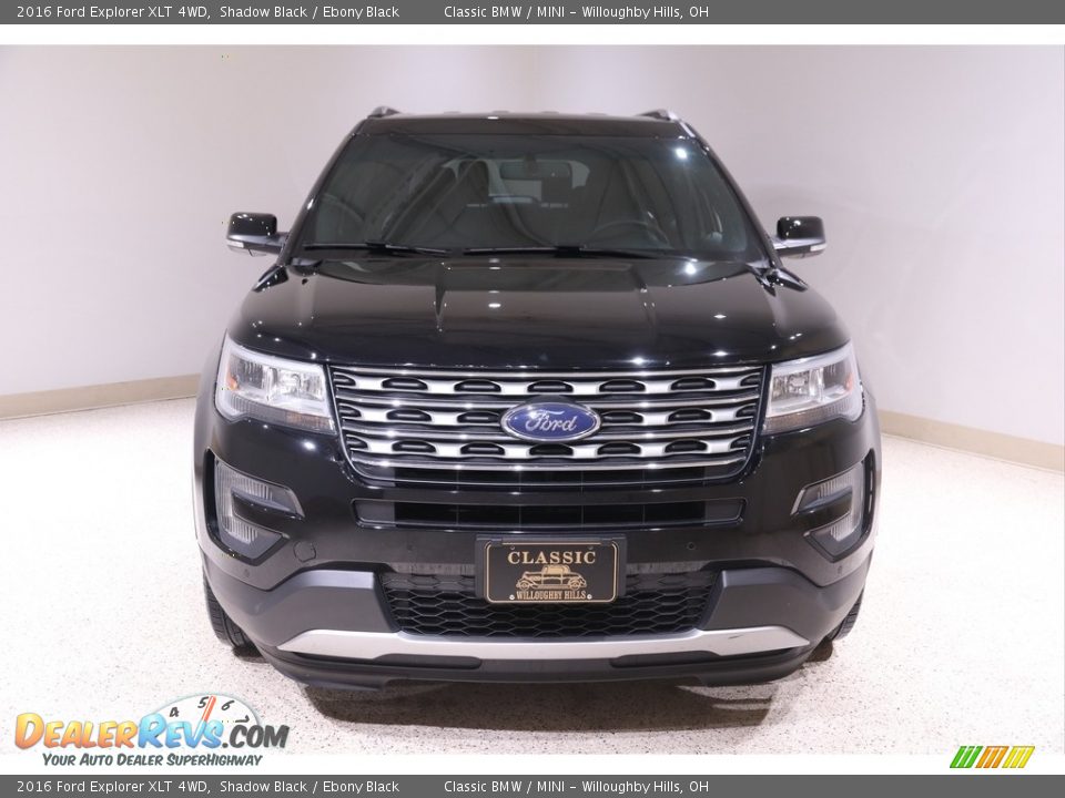 2016 Ford Explorer XLT 4WD Shadow Black / Ebony Black Photo #2