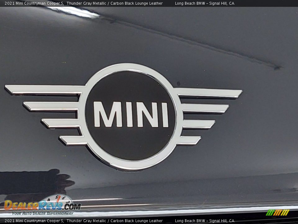 2021 Mini Countryman Cooper S Thunder Gray Metallic / Carbon Black Lounge Leather Photo #21