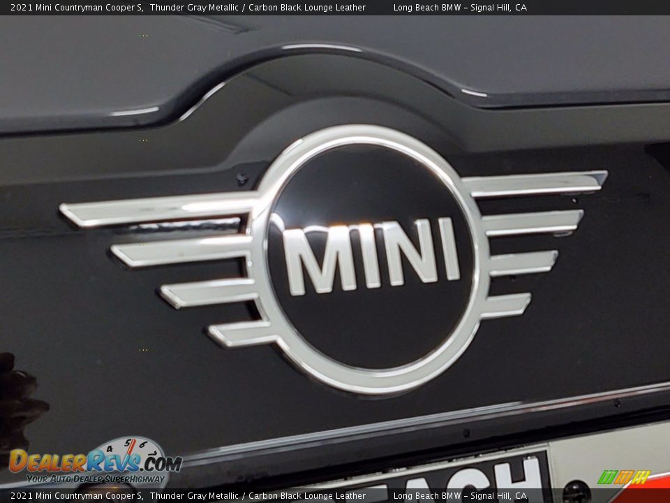 2021 Mini Countryman Cooper S Thunder Gray Metallic / Carbon Black Lounge Leather Photo #23