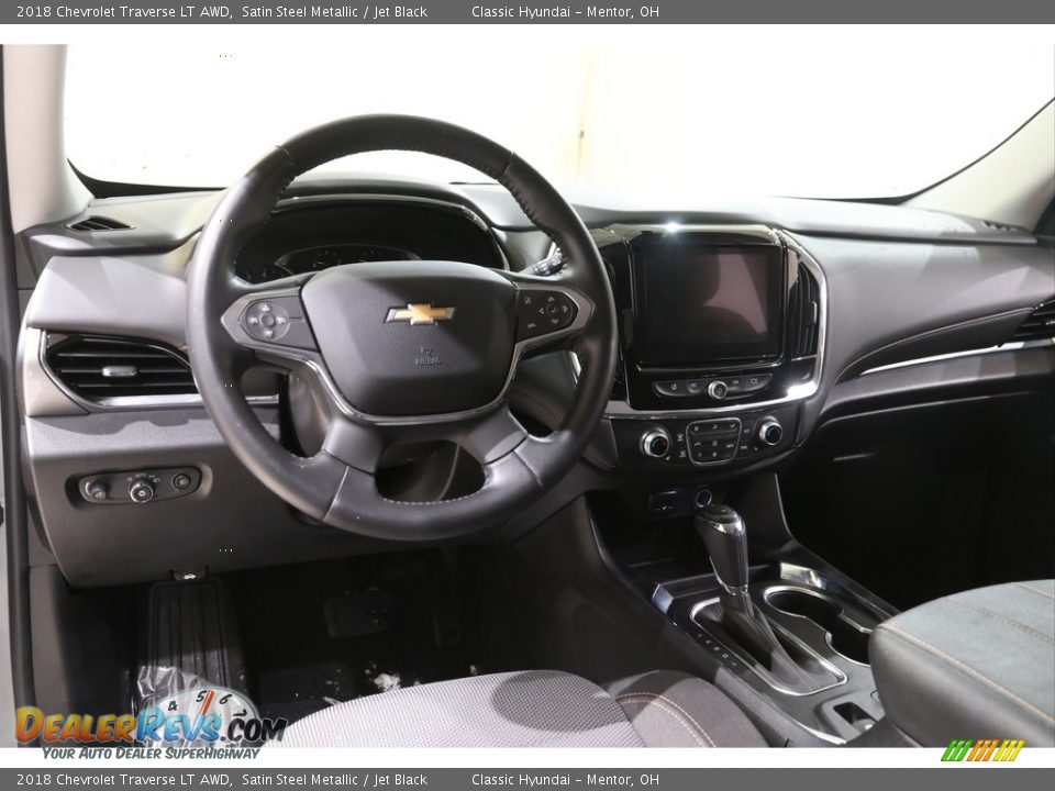 2018 Chevrolet Traverse LT AWD Satin Steel Metallic / Jet Black Photo #6