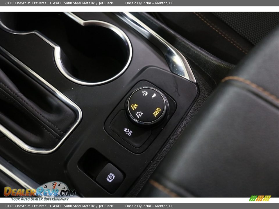 2018 Chevrolet Traverse LT AWD Satin Steel Metallic / Jet Black Photo #15