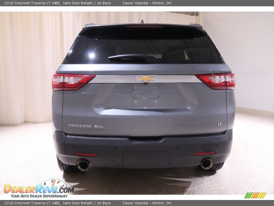 2018 Chevrolet Traverse LT AWD Satin Steel Metallic / Jet Black Photo #20