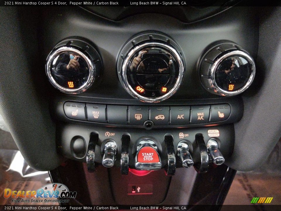 2021 Mini Hardtop Cooper S 4 Door Pepper White / Carbon Black Photo #14