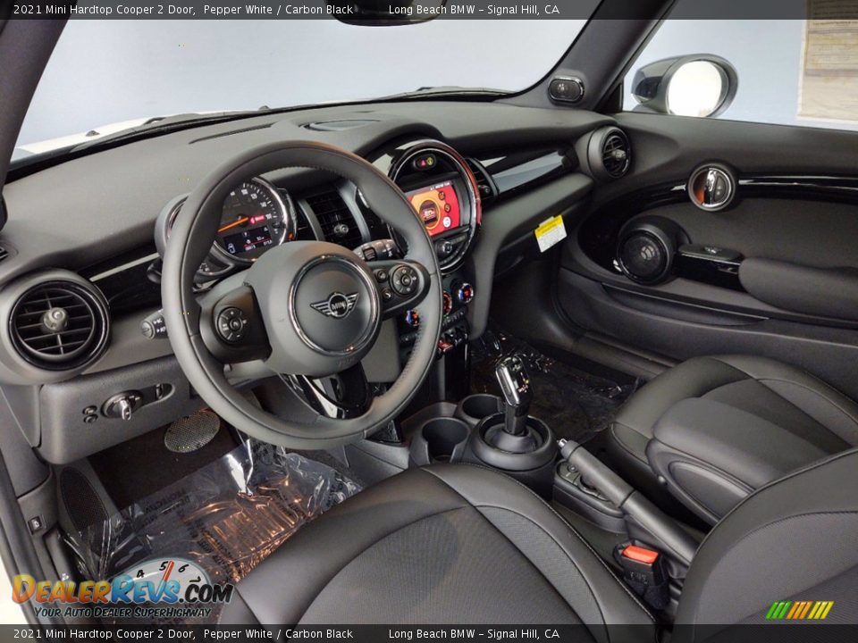 Carbon Black Interior - 2021 Mini Hardtop Cooper 2 Door Photo #4