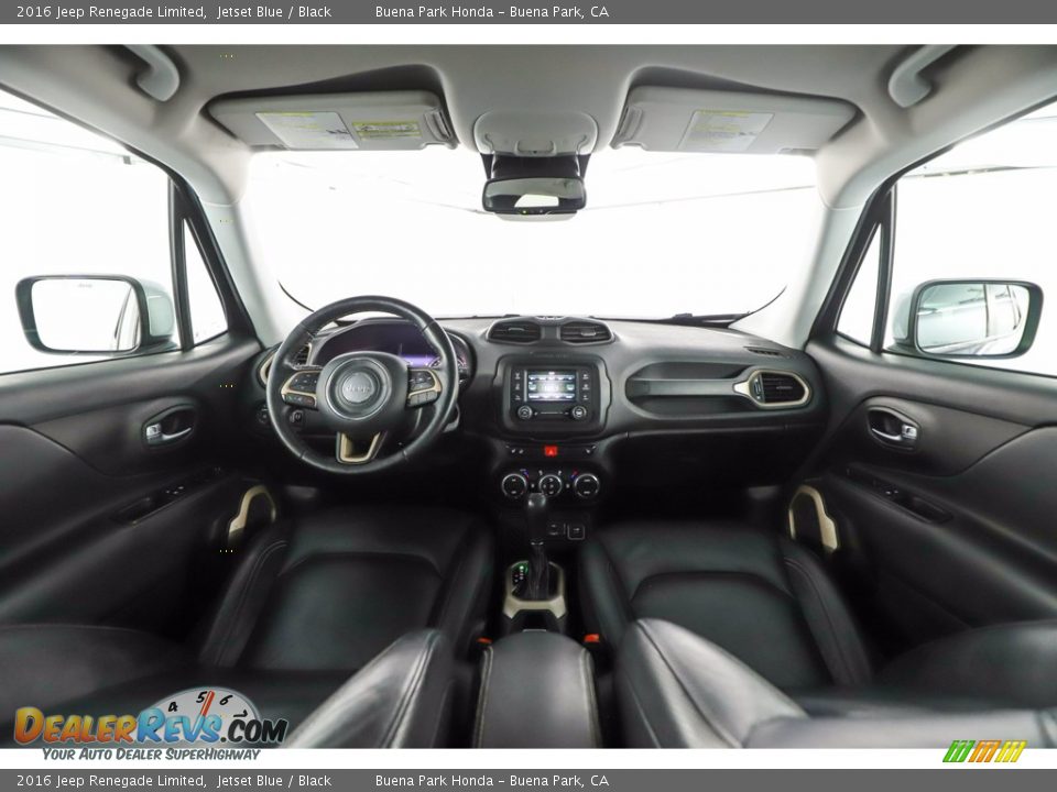 Black Interior - 2016 Jeep Renegade Limited Photo #22