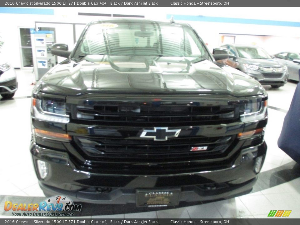 2016 Chevrolet Silverado 1500 LT Z71 Double Cab 4x4 Black / Dark Ash/Jet Black Photo #2