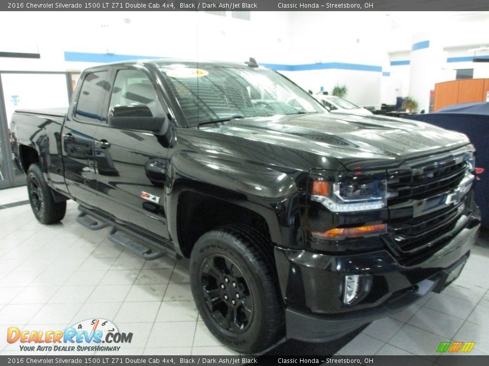 2016 Chevrolet Silverado 1500 LT Z71 Double Cab 4x4 Black / Dark Ash/Jet Black Photo #3