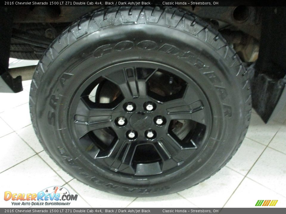 2016 Chevrolet Silverado 1500 LT Z71 Double Cab 4x4 Black / Dark Ash/Jet Black Photo #6