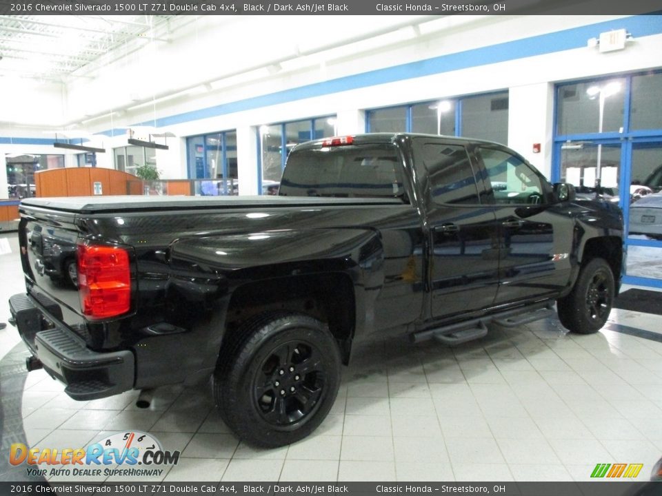 2016 Chevrolet Silverado 1500 LT Z71 Double Cab 4x4 Black / Dark Ash/Jet Black Photo #7