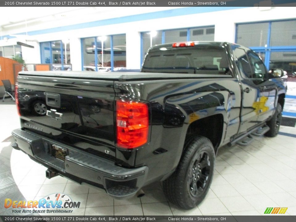 2016 Chevrolet Silverado 1500 LT Z71 Double Cab 4x4 Black / Dark Ash/Jet Black Photo #8
