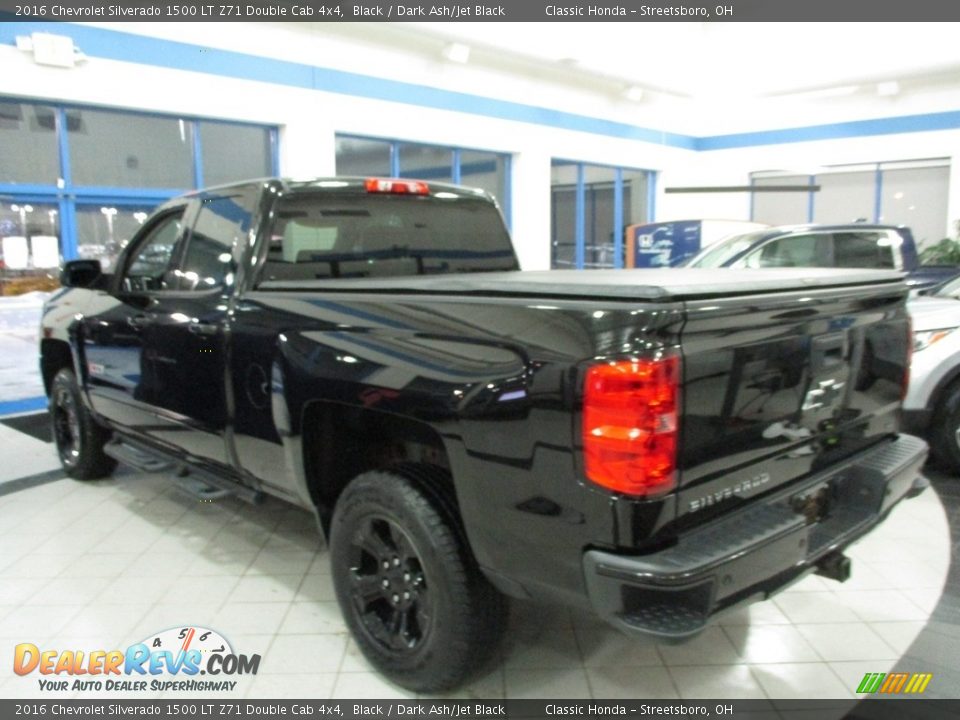 2016 Chevrolet Silverado 1500 LT Z71 Double Cab 4x4 Black / Dark Ash/Jet Black Photo #10