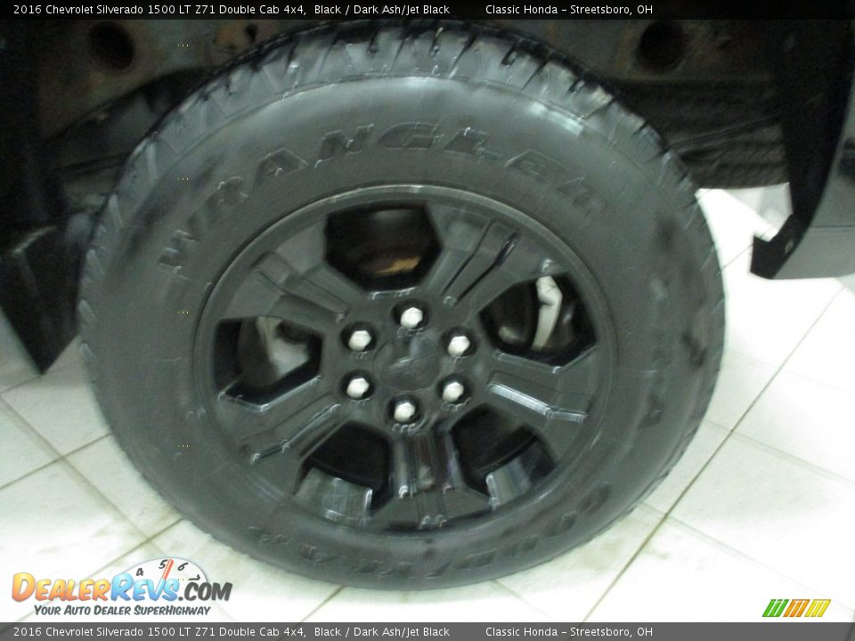 2016 Chevrolet Silverado 1500 LT Z71 Double Cab 4x4 Black / Dark Ash/Jet Black Photo #12