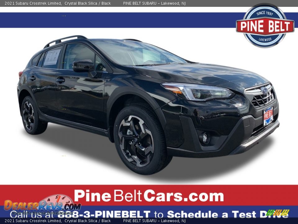 2021 Subaru Crosstrek Limited Crystal Black Silica / Black Photo #1