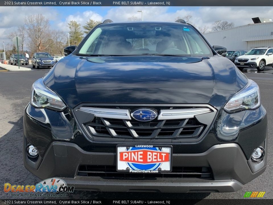 2021 Subaru Crosstrek Limited Crystal Black Silica / Black Photo #3