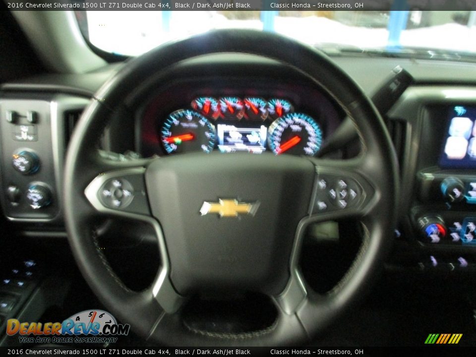 2016 Chevrolet Silverado 1500 LT Z71 Double Cab 4x4 Black / Dark Ash/Jet Black Photo #32