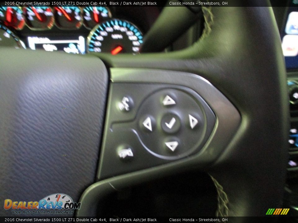 2016 Chevrolet Silverado 1500 LT Z71 Double Cab 4x4 Black / Dark Ash/Jet Black Photo #33