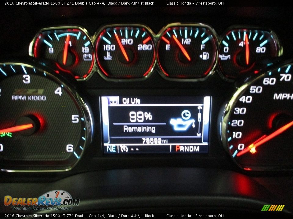 2016 Chevrolet Silverado 1500 LT Z71 Double Cab 4x4 Black / Dark Ash/Jet Black Photo #34