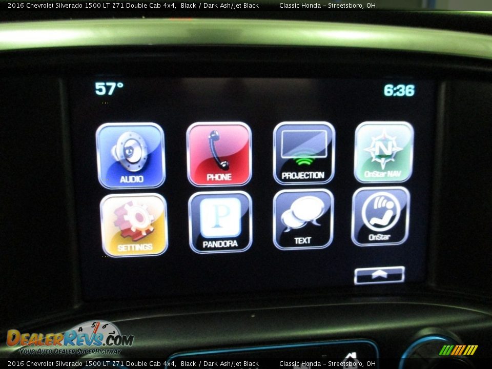 2016 Chevrolet Silverado 1500 LT Z71 Double Cab 4x4 Black / Dark Ash/Jet Black Photo #36