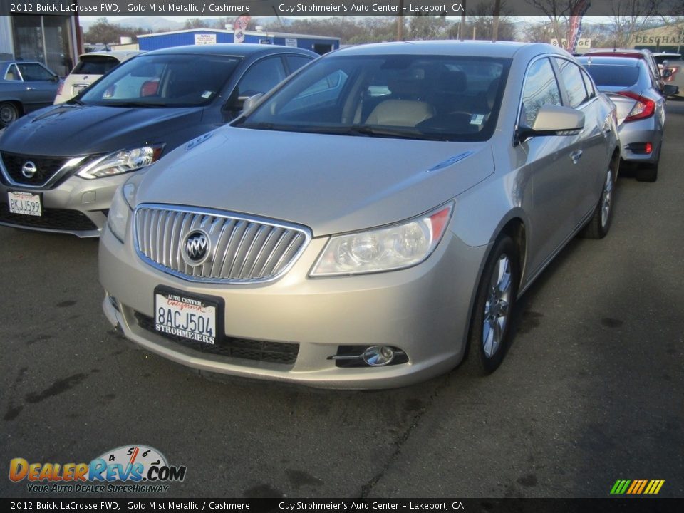 2012 Buick LaCrosse FWD Gold Mist Metallic / Cashmere Photo #3