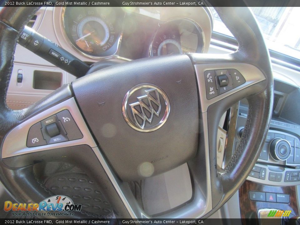 2012 Buick LaCrosse FWD Gold Mist Metallic / Cashmere Photo #7