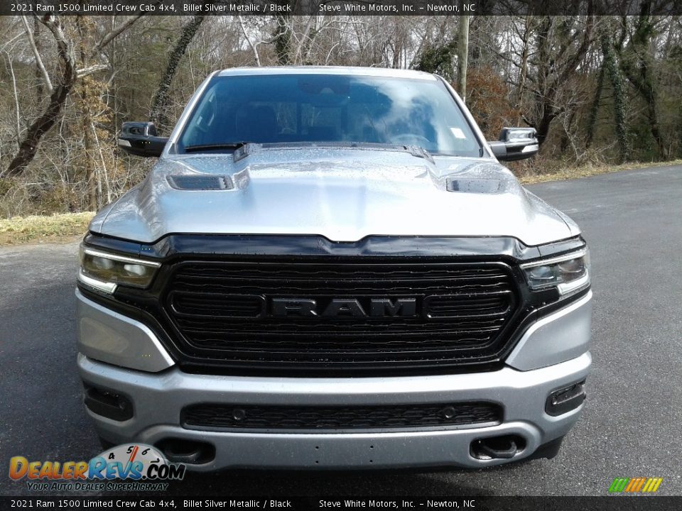 2021 Ram 1500 Limited Crew Cab 4x4 Billet Silver Metallic / Black Photo #4