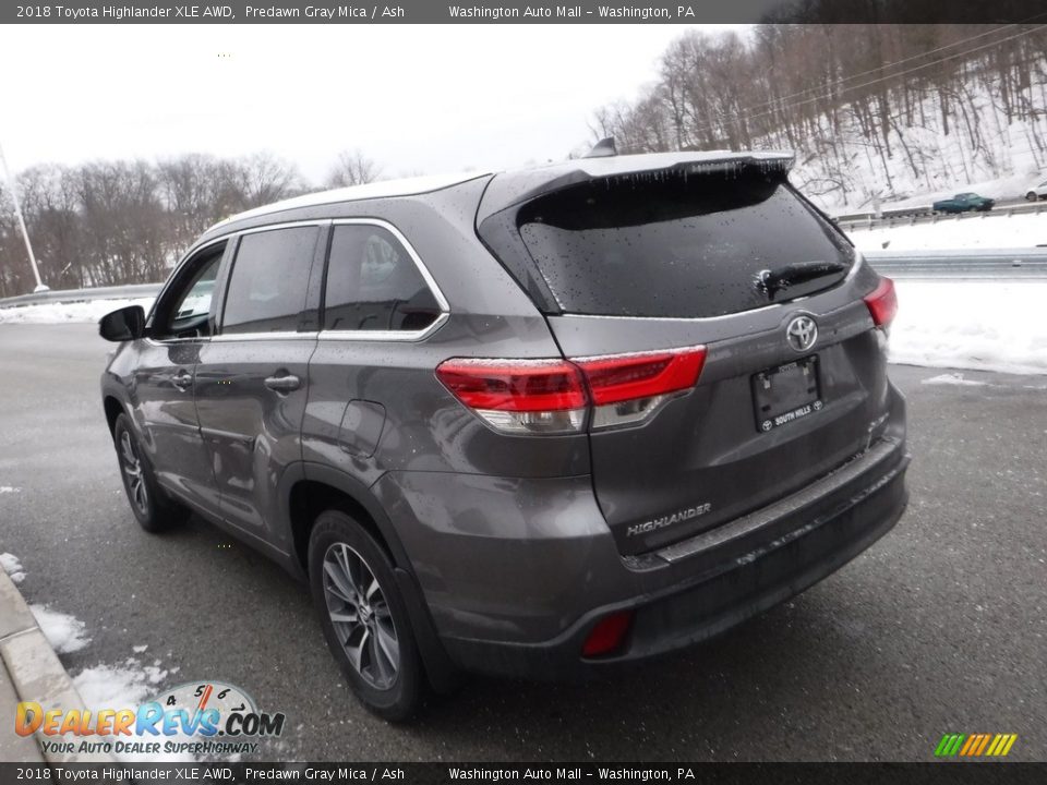 2018 Toyota Highlander XLE AWD Predawn Gray Mica / Ash Photo #11