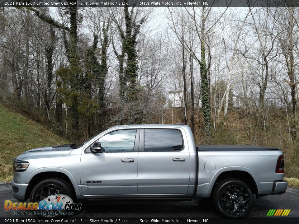 Billet Silver Metallic 2021 Ram 1500 Limited Crew Cab 4x4 Photo #5