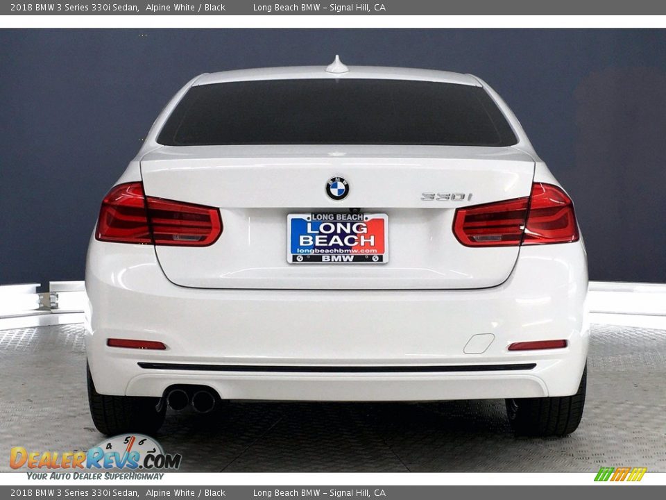 2018 BMW 3 Series 330i Sedan Alpine White / Black Photo #3