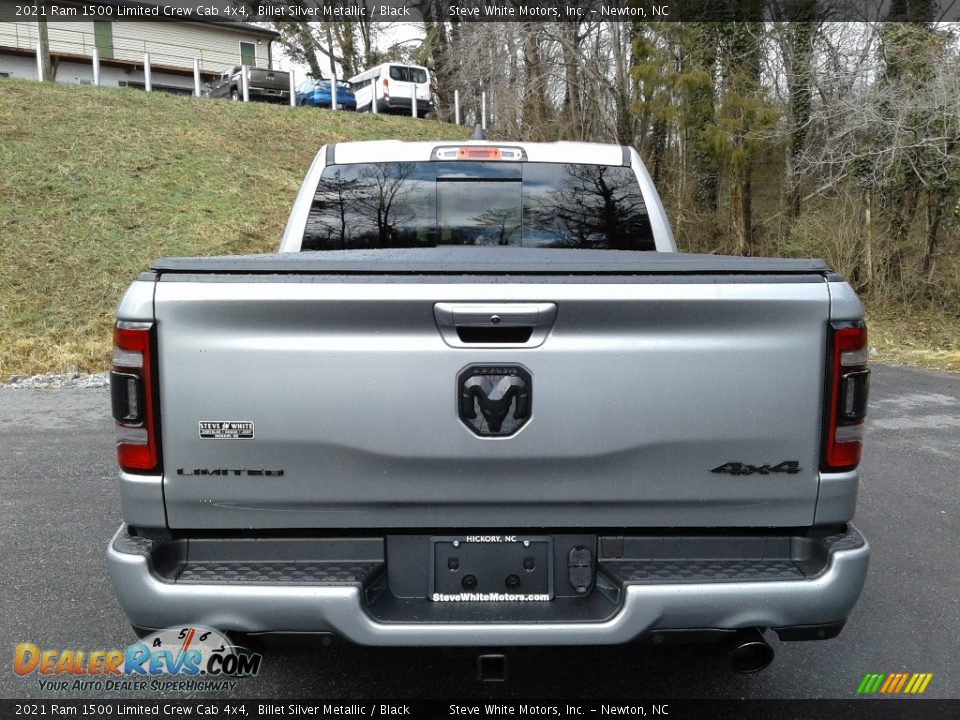 2021 Ram 1500 Limited Crew Cab 4x4 Billet Silver Metallic / Black Photo #9